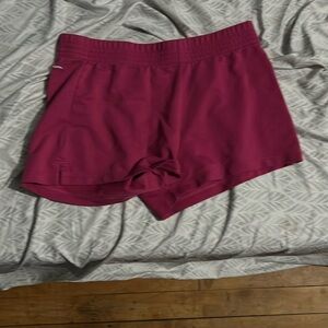 pink champion comfy shorts